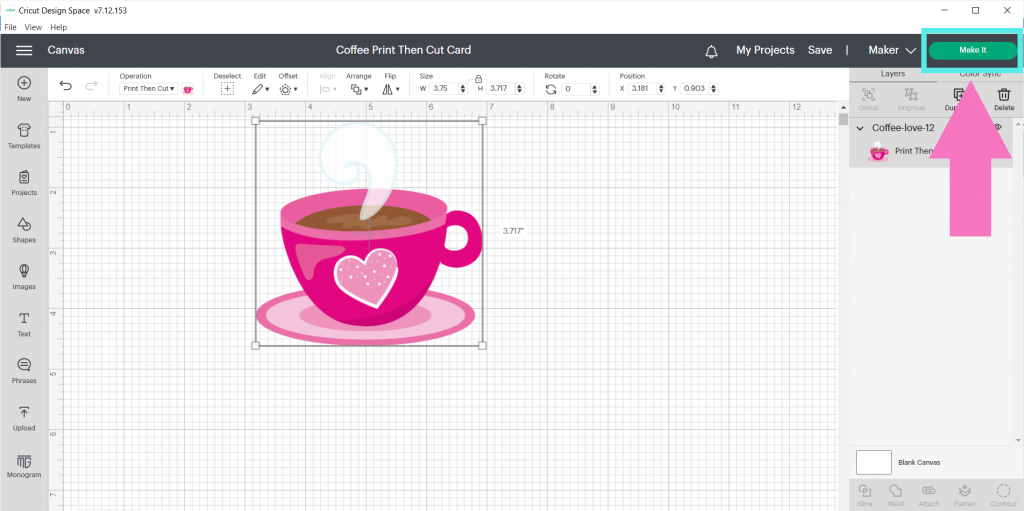 Make It in Cricut Design Space
